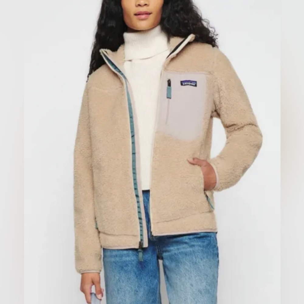 Patagonia Classic Retro-X Fleece Jacket Deep Pile Women's XL Dark Natural #23074